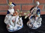 Vintage decoratieve porseleinen beeldjes., Antiek en Kunst, Ophalen of Verzenden