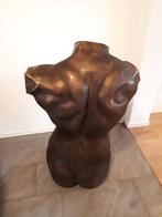 bronzen sculptuur man torso, Antiek en Kunst, Ophalen, Brons