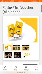 Pathe voucher alle dagen, Eén persoon, Cadeaubon