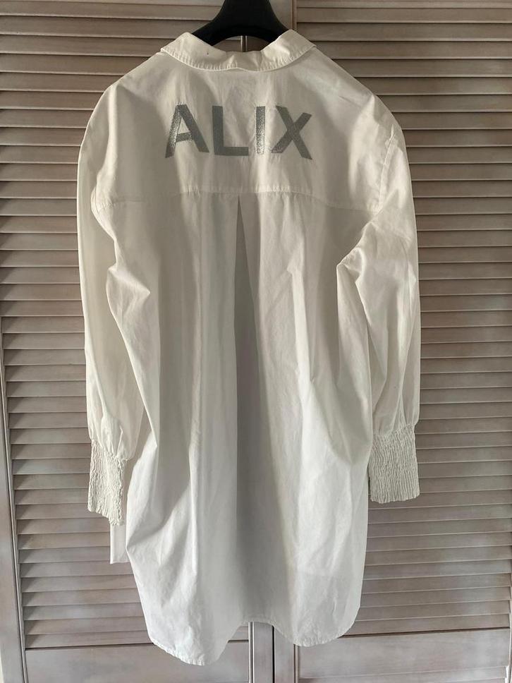 Alix the Label Ladies woven blouse L, Kleding | Dames, Blouses en Tunieken, Zo goed als nieuw, Maat 42/44 (L), Wit, Ophalen