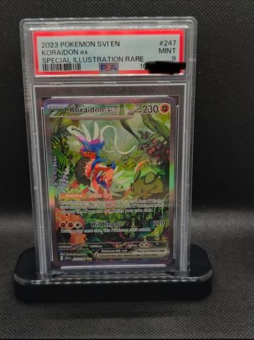 PSA 9 MINT Koraidon EX Scarlet & Voilet base beschikbaar voor biedingen