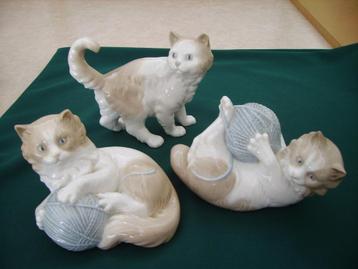 Nao/Lladro katten beschikbaar voor biedingen