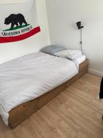 Bed 140x210, Huis en Inrichting, Slaapkamer | Bedden, Ophalen, Eenpersoons, Zo goed als nieuw, 200 cm