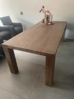 Houten Eettafel Montréal 220x100, Ophalen, 200 cm of meer, 50 tot 100 cm, Zo goed als nieuw