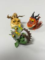 How To Train Your Dragon Set van 3 Speelgoed Draken Figuren, Ophalen of Verzenden, Zo goed als nieuw, H, H
