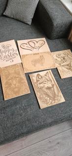 Houten, gepersonaliseerde tekst/fotobord., Huis en Inrichting, Woonaccessoires | Tekstborden en Spreuken, Ophalen of Verzenden