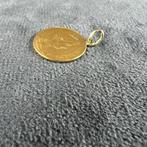 Gouden Hanger | 21k | munt Wilhelmina 5 gulden 1912 | 398428, Gebruikt, Overige voorstellingen, Ophalen of Verzenden, Goud