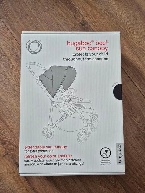 Bugaboo Bee6 Sun canopy zwart, Kinderen en Baby's, Buggy's, Nieuw, Overige merken, Zonnekap, Ophalen of Verzenden