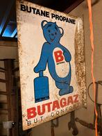 Butagaz Emaille Bord Dubbelzijdig, Ophalen of Verzenden