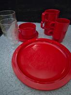 Servies camping retro, Ophalen of Verzenden, Gebruikt