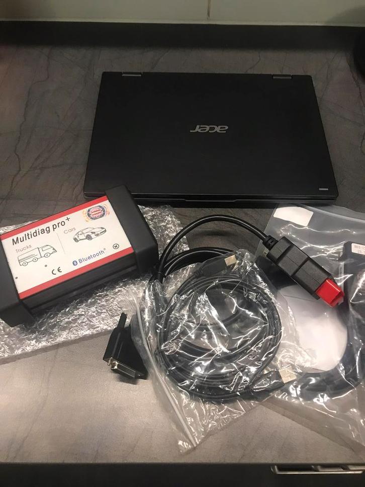 Auto/truck obd2 diagnose apparaat met o.a Delphi Autocom enz, Auto diversen, Autogereedschap, Zo goed als nieuw, Ophalen of Verzenden