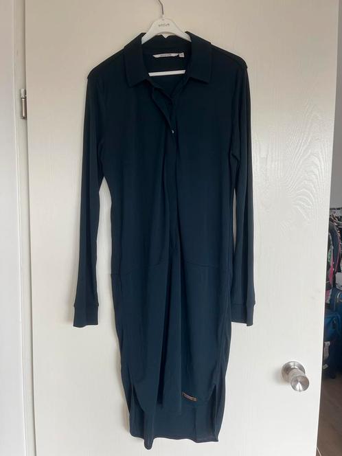 Moscow jurk donkerblauw maat XL nieuwstaat, Kleding | Dames, Jurken, Zo goed als nieuw, Maat 46/48 (XL) of groter, Blauw, Knielengte