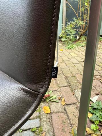 4x Arco Frame XL met donkerbruin leer beschikbaar voor biedingen