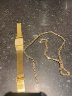 Konings ketting en een prachtige prisma horloge, Ophalen of Verzenden, Staal, Overige merken