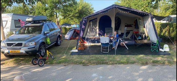 Jamet Arizona vouwwagen met luifel en extra's, Caravans en Kamperen, Vouwwagens, Jamet, Grijs, Aanwezig, Ophalen