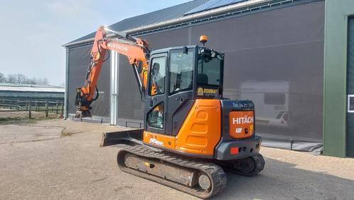 Midigraver Hitachi ZX65USB-6, met engcon draaikantelstuk., Zakelijke goederen, Machines en Bouw | Kranen en Graafmachines, Graafmachine