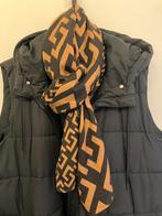 Prachtige roestbruin/zwarte sjaal sjawl, Ophalen of Verzenden, Zo goed als nieuw, Maat 34 (XS) of kleiner, Sjaal