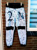 Stoere sportive heren broek van ONE REDOX, XL zwart wit, Verzenden, Wit, Maat 46/48 (XL) of groter, Zo goed als nieuw