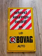 Bovag Emaille Bord Erkend Keuringsbedrijf APK Lid Auto, Verzamelen, Merken en Reclamevoorwerpen, Reclamebord, Gebruikt, Onbekend