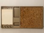 Prikbord met kurk/ memobord met kladblok en pennenhouder, Ophalen, Gebruikt, Prikbord