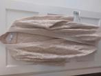 Gebreid vest lang, Ophalen of Verzenden, Zo goed als nieuw, Beige, Trui of Vest