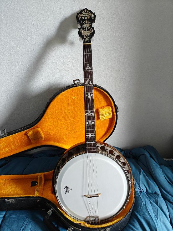 Paramount Style B, Muziek en Instrumenten, Snaarinstrumenten | Banjo's, Gebruikt, Tenorbanjo, Ophalen