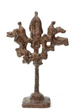 Nic Jonk - "Sedes sapientiae" - zeer fors bronzen beeld, Antiek en Kunst, Ophalen of Verzenden