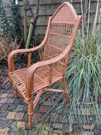 Rotan stoel, Huis en Inrichting, Stoelen, Ophalen, Gebruikt, Bruin, Vintage