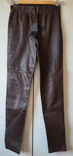 Nieuwe leren Repeat luxury legging broek in maat 36/38, Bruin, Nieuw, Ophalen of Verzenden, Ibana DNA Arma Studio