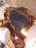 Suar tafel, gevuld met antraciet, nu 10% korting, Nieuw, Ophalen of Verzenden, Overige vormen, Minder dan 50 cm