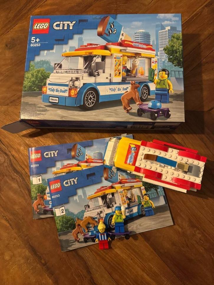 LEGO City Ice cream truck - 60253, Kinderen en Baby's, Speelgoed | Duplo en Lego, Zo goed als nieuw, Lego, Complete set, Ophalen of Verzenden