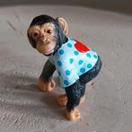 Schleich baby chimpansee met T-shirt, Ophalen of Verzenden, Zo goed als nieuw, Wild dier, Beeldje of Figuurtje