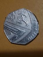 Fifty pence uit 2012 met Queen Elisabeth, Ophalen of Verzenden, Overige landen