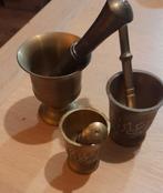 Vijzel en stamper 3 stuks, Antiek en Kunst, Ophalen of Verzenden