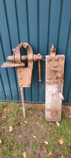 Tekoop als decoratie winde en bankschroef, Doe-het-zelf en Verbouw, Werkbanken, Ophalen, Bankschroef