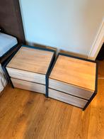 2x nachtkastjes van MADE, Huis en Inrichting, Slaapkamer | Nachtkastjes, Gebruikt, Ophalen of Verzenden, 45 tot 65 cm, Minder dan 55 cm