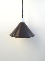 industriële hanglamp jaren ’80 vintage, Gebruikt, Ophalen of Verzenden, Metaal, Minder dan 50 cm