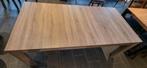 Eettafel uitschuifbaar + salontafel, Huis en Inrichting, Tafels | Eettafels, Ophalen, Gebruikt, 50 tot 100 cm, Vijf personen of meer