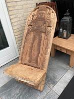 Mooie houten stoel, Gebruikt, Ophalen of Verzenden, Eén, Hout