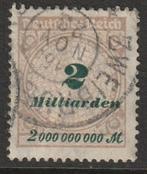 Rijk 1923 326a Cijfer 2 miljard, Gest, Postzegels en Munten, Postzegels | Europa | Duitsland, Ophalen of Verzenden, Overige periodes