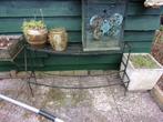 PLANTENETAGERE/MUURREK/GROOT METALEN WANDREK 2 TREDE JR 90, Antiek en Kunst, Curiosa en Brocante, Ophalen