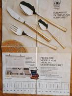 Verguld Bestekset - SBS Solingen Modell 4520, Ophalen, Gebruikt, Rvs of Chroom, Vaatwasserbestendig