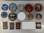 Diverse emblemen patches luchmobiel luchtmobiele brigade, Verzamelen, Ophalen of Verzenden, Landmacht, Nederland, Embleem of Badge