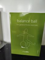 Balance ball + fitband fitlabel, Sport en Fitness, Ophalen of Verzenden, Nieuw, Fitnessbal