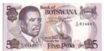Botswana, 5 Pula, 1982, UNC, Postzegels en Munten, Bankbiljetten | Afrika, Los biljet, Ophalen of Verzenden, Overige landen