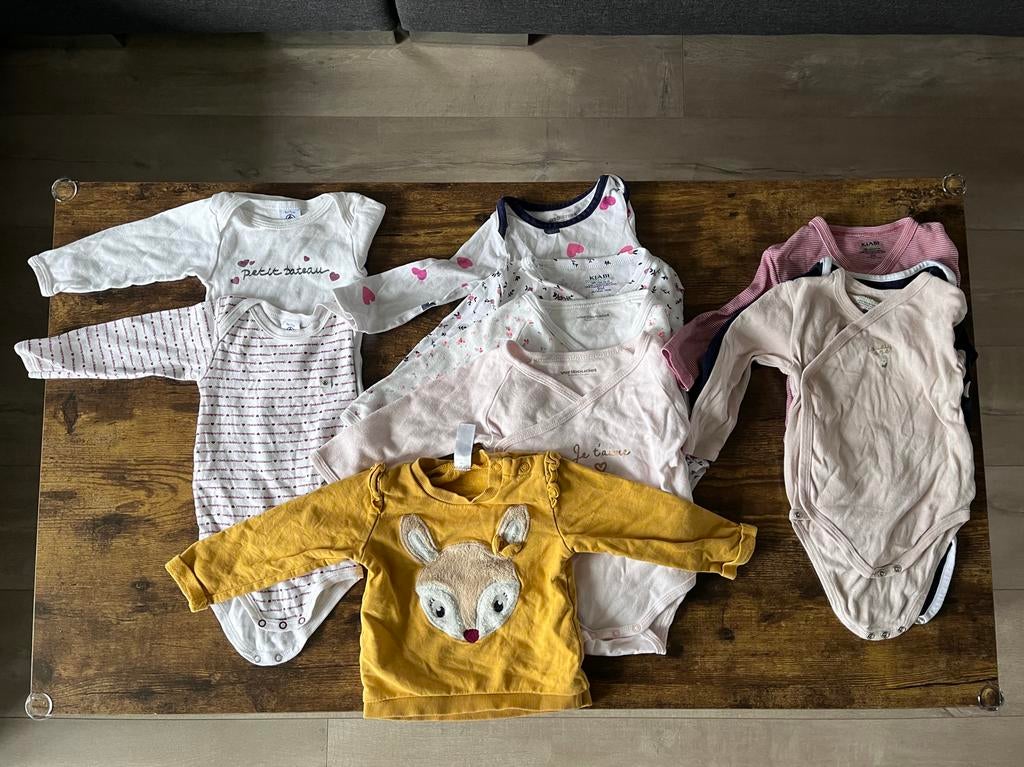 Romper en trui bundel maat 69-74, Ophalen of Verzenden, Gebruikt, Maat 74