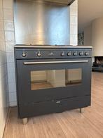 Smeg 5-pits fornuis met oven en afzuigkap - Zeer Goed!, Witgoed en Apparatuur, Fornuizen, 60 cm of meer, Grill, Ophalen of Verzenden