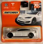 Matchbox Tesla Model S, Hobby en Vrije tijd, Modelauto's | Overige schalen, Nieuw, Ophalen of Verzenden, Auto