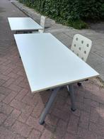 IKEA Effektiv Galant verstelbare kinderbureaus + stoeltjes, Ophalen, Gebruikt, Tafel(s) en Stoel(en)