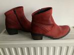 Wolky enkellaarzen maat 37, Kleding | Dames, Schoenen, Lage of Enkellaarzen, Ophalen of Verzenden, Zo goed als nieuw, Rood